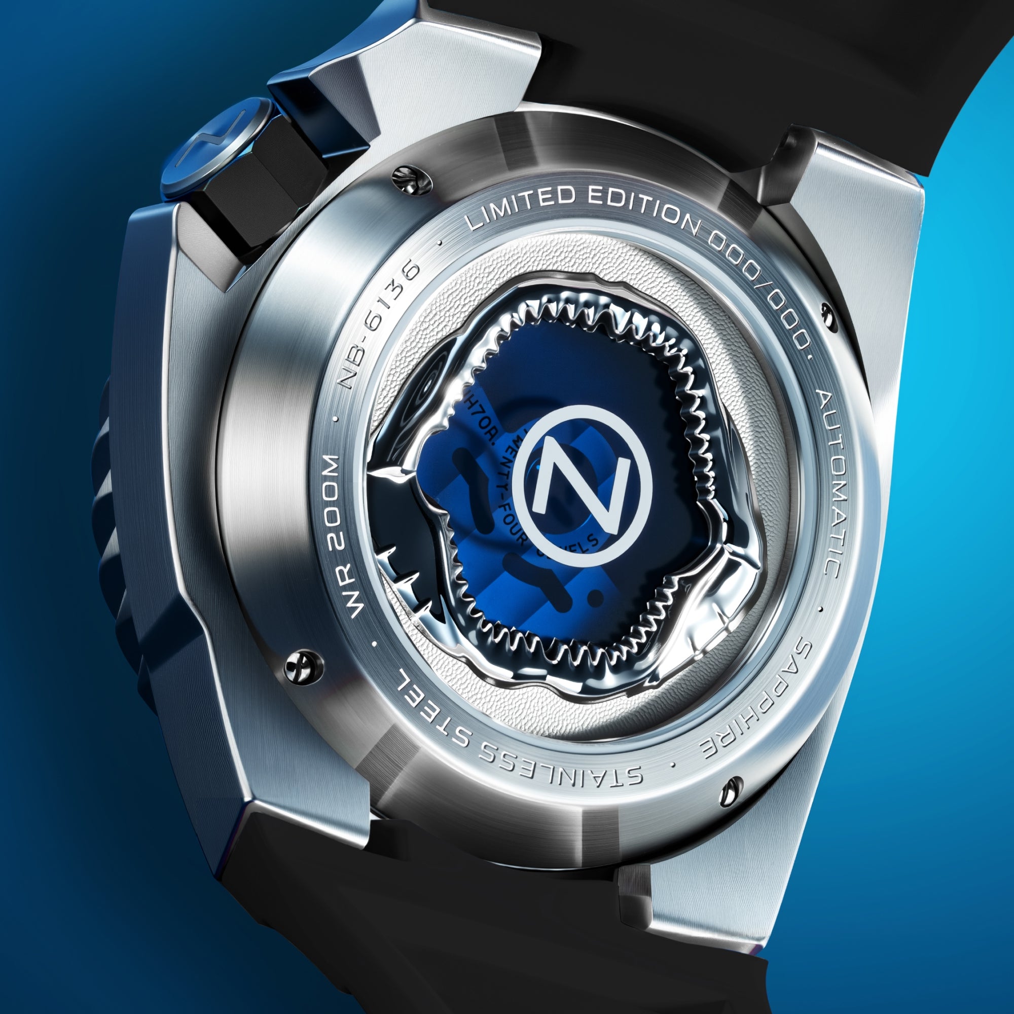 Ocean Abyss | Megalodon Automatic Limited Edition – Nubeo Watches
