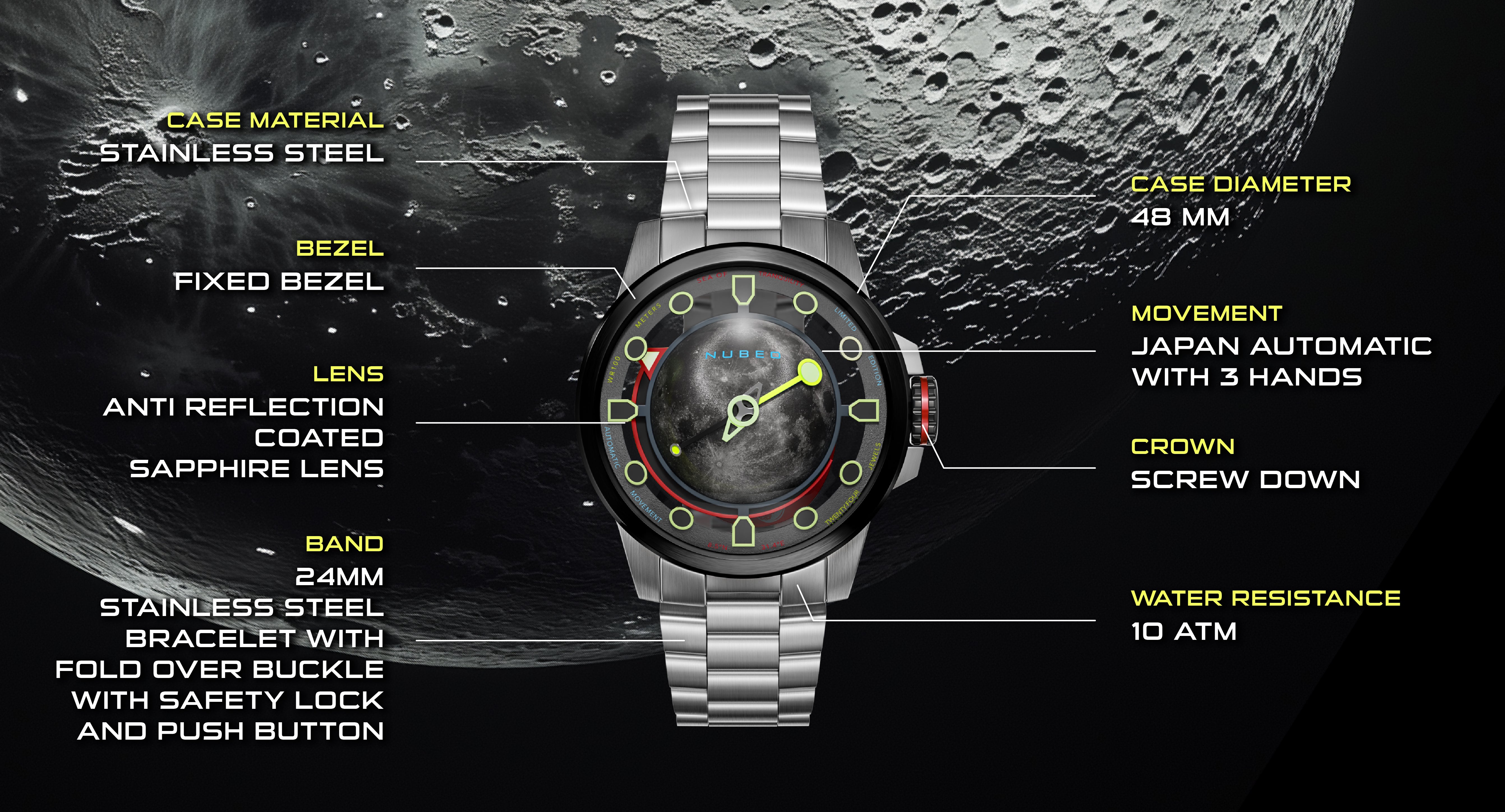 NB-6091 TRANQUILITY AUTOMATIC LIMITED EDITION – Nubeo Watches