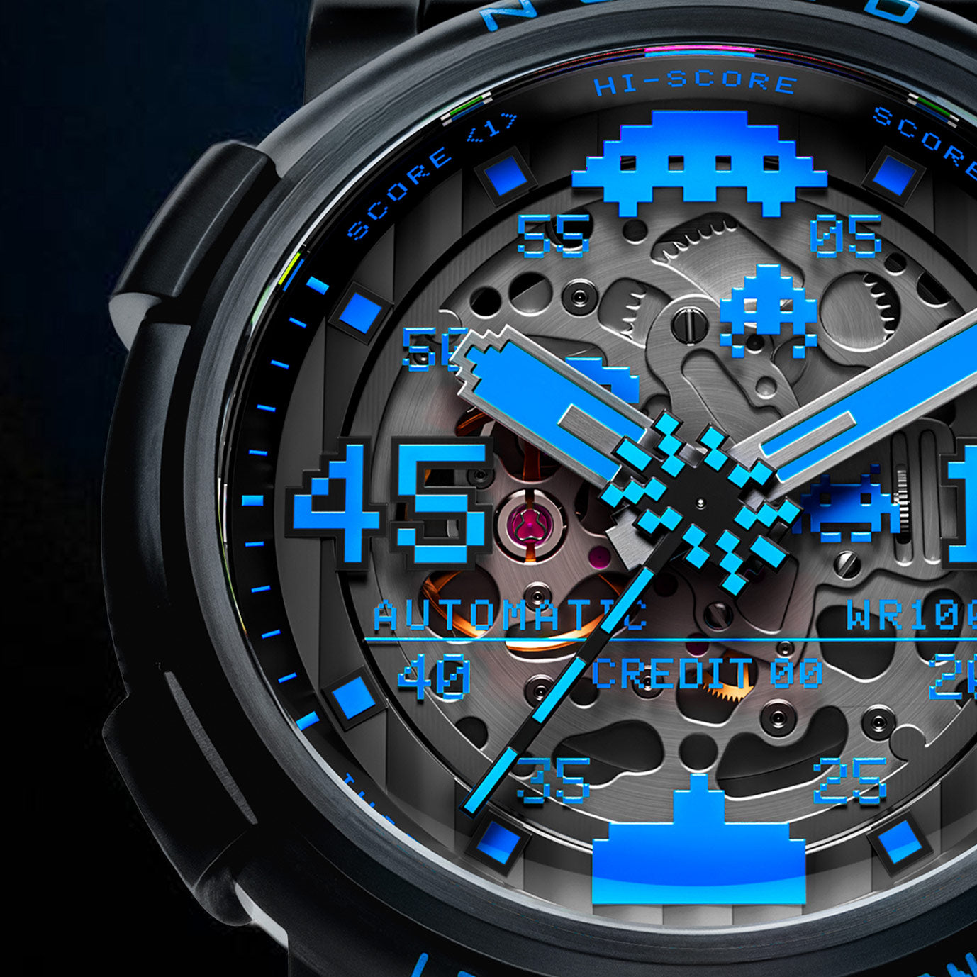 Orion Automatic SPACE INVADERS Limited Edition – Nubeo Watches