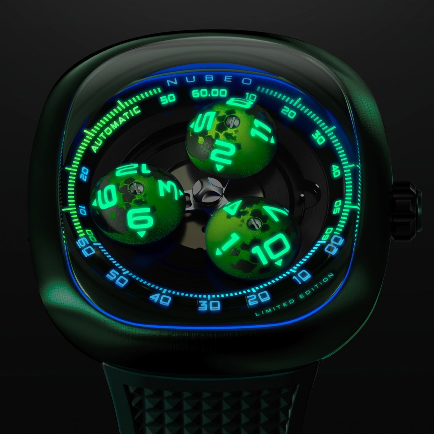 ヌーラビオ TRI-STAR ORBIT AUTOMATIC LIMITED EDITION NEW COLORS NB-6116