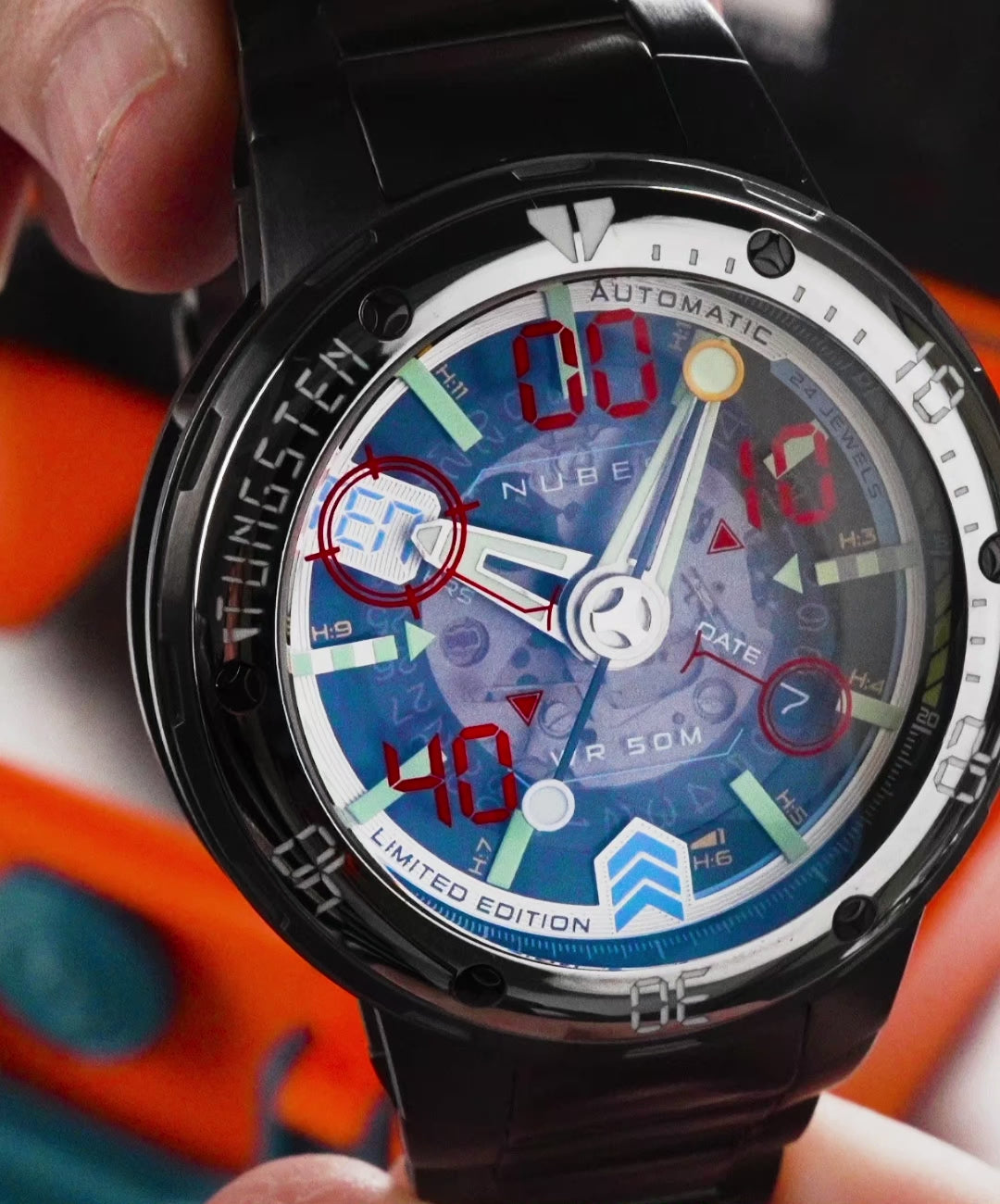 Space Black | Mariner 9 Automatic Limited Edition – Nubeo Watches