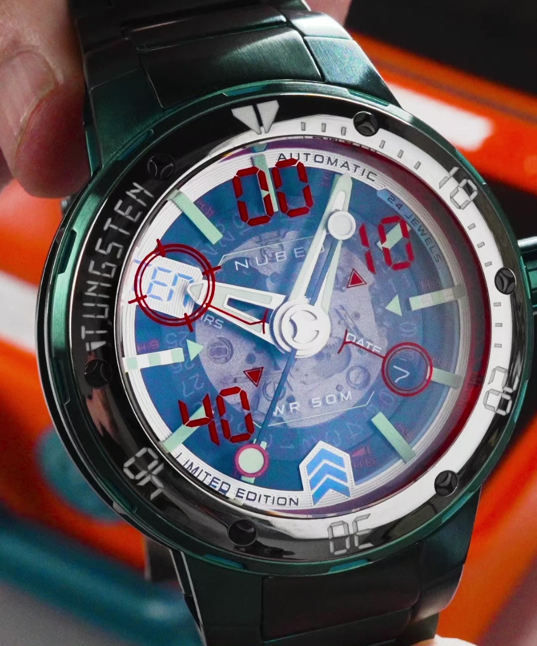 Mars Green | Mariner 9 Automatic Limited Edition – Nubeo Watches