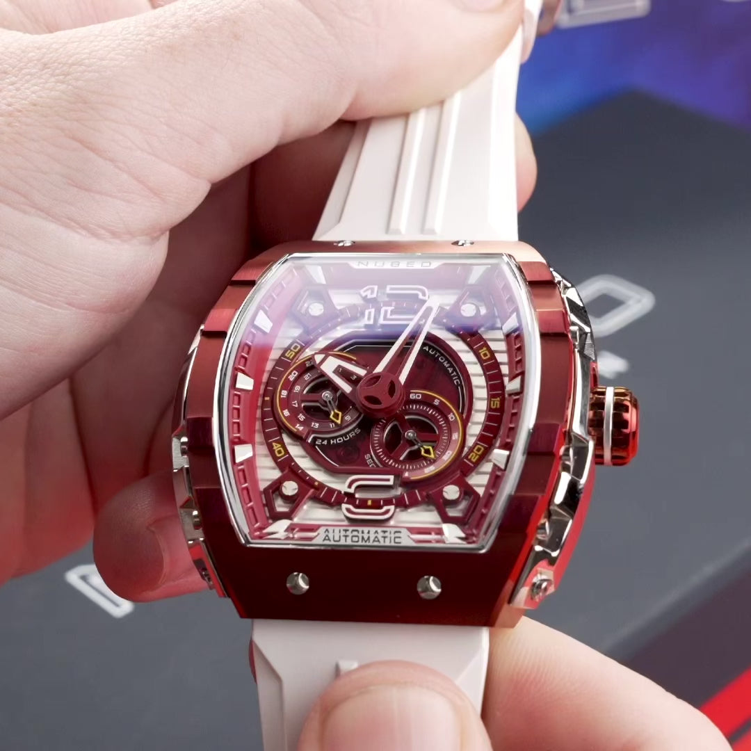 Crimson Rose | Magellan 24H Automatic – Nubeo Watches